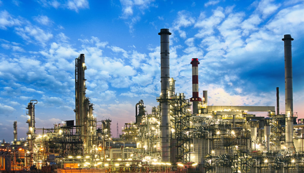 Oil And Gas Industry - Refinery, Factory, Petrochemical Plant